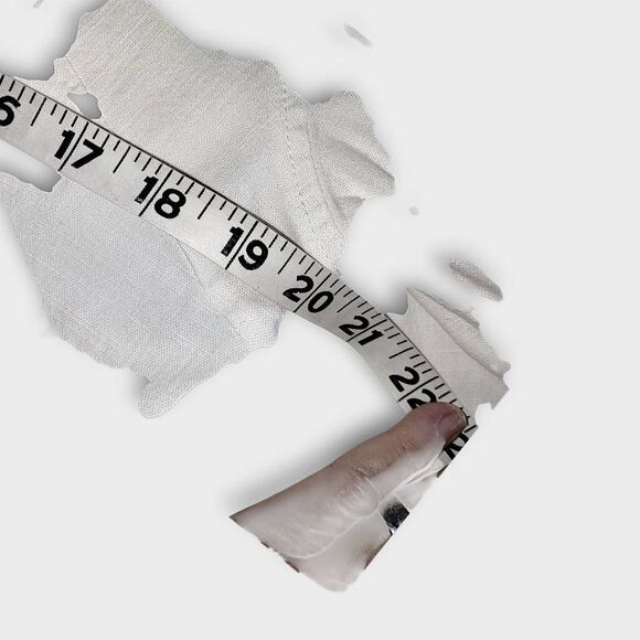 FDJ French Dressing Womens Jacket Sz 8 White Linen Buttons Classicore Preppy - Picture 8 of 8